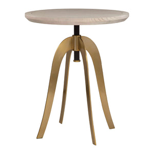   White Oak Adjustable Accent Table | Oroa.com