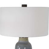 Distressed Blue Ceramic Table Lamp | Uttermost Vicente