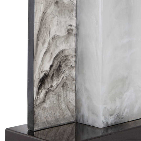 Double Slab Table Lamp | Uttermost Vanda
