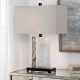 Double Slab Table Lamp | Uttermost Vanda