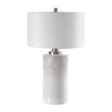 Beige Dripped Ceramic Table Lamp | Uttermost Georgios