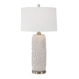 Geometric Patterned Ceramic Table Lamp | Uttermost Zade - www.oroa.com