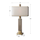 Amber Glass Table Lamp | Uttermost Caecilia