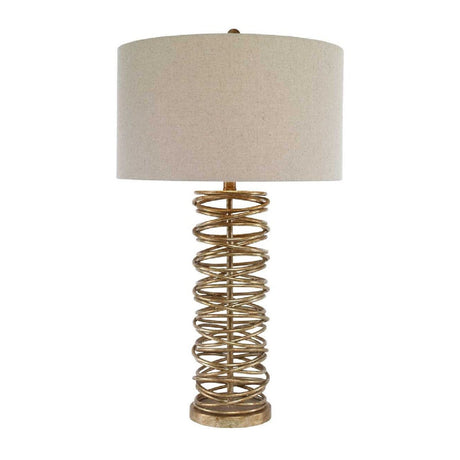 Antique Silver Loops Table Lamp | Uttermost Amarey