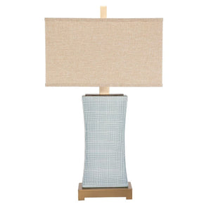   Pale Blue Ceramic Table Lamp | Oroa.com