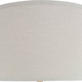 Pleated Gray Glass Table Lamp | Uttermost Vilminore