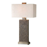 Modern European furniture - Beige Linen Shade Table Lamp - www.oroa.com
