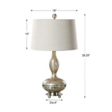 Smoked Mercury Glass Table Lamps (2) | Uttermost Vercana