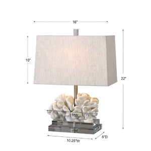   White Reef-Inspired Table Lamp | Oroa.com