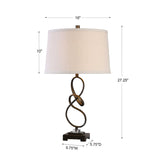 Twisted Bronze Table Lamp | Uttermost Tenley