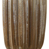 Fluted Pearlescent Ceramic Table Lamp | Uttermost Gistova