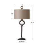 Hammered Bronze Table Lamp | Uttermost Ferro