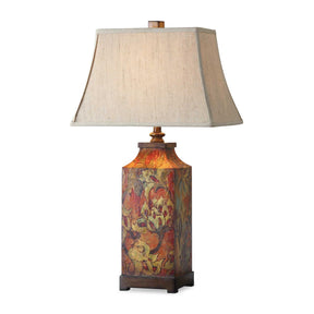 Modern European furniture - Floral Print Table Lamp - www.oroa.com