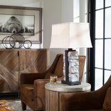 Stacked Stone Indoor/Outdoor Table Lamp | Uttermost Kodiak
