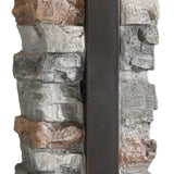 Stacked Stone Indoor/Outdoor Table Lamp | Uttermost Kodiak