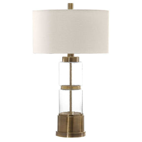Stacked Glass Column Table Lamp by Uttermost Vaiga