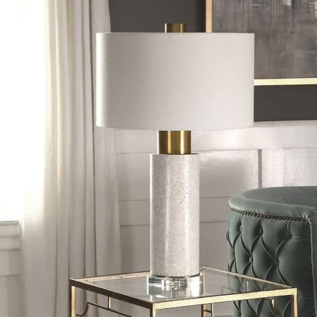 Bleached Concrete Table Lamp | Uttermost Vaeshon