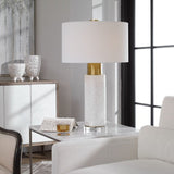 Bleached Concrete Table Lamp | Uttermost Vaeshon