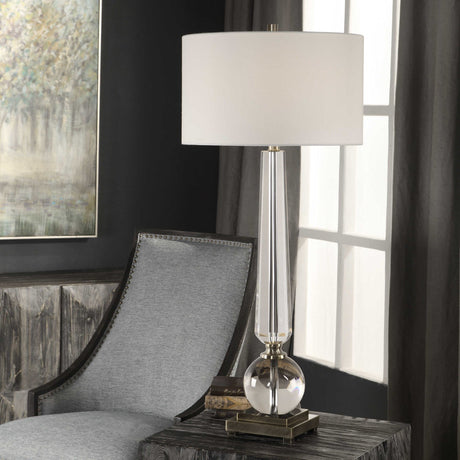 Modern European furniture - Tapered Crystal Table Lamp - www.oroa.com