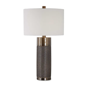   Textured Bronze Ceramic Table Lamp | Oroa.com