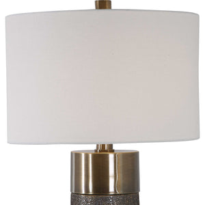   Textured Bronze Ceramic Table Lamp | Oroa.com