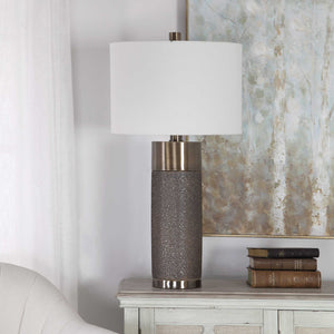   Textured Bronze Ceramic Table Lamp | Oroa.com