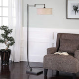 Dark Bronze Adjustable Floor Lamp | Uttermost Lamine