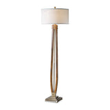 Modern European furniture - White & Brown Glass Table Lamp - www.oroa.com