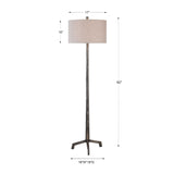 Modern European furniture - Distressed Cast Iron Floor Lamp - www.oroa.com