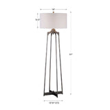 Forged Steel Floor Lamp | Uttermost Adrian
