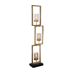 Modern European furniture - Gold Rectangles Floor Lamp - www.oroa.com