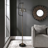Modern European furniture - Amber Glass Shade Floor Lamp - www.oroa.com