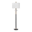 White Linen Shade Floor Lamp | Uttermost Maud -  www.oroa.com