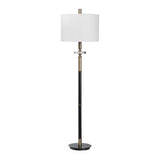 White Linen Shade Floor Lamp | Uttermost Maud -  www.oroa.com