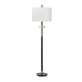 White Linen Shade Floor Lamp | Uttermost Maud -  www.oroa.com