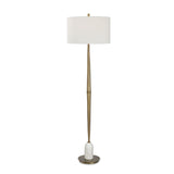 Tapered Antique Brass Floor Lamp | Uttermost Minette - www.oroa.com