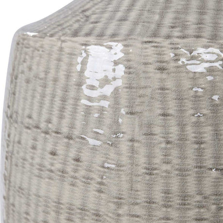 Modern European furniture - Gray Ceramic Table Lamp - www.oroa.com