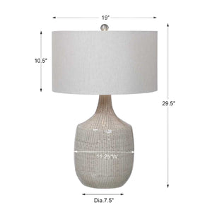   Gray Ceramic Table Lamp | Oroa.com