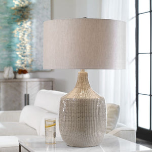   Gray Ceramic Table Lamp | Oroa.com