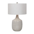Modern European furniture - Gray Ceramic Table Lamp - www.oroa.com