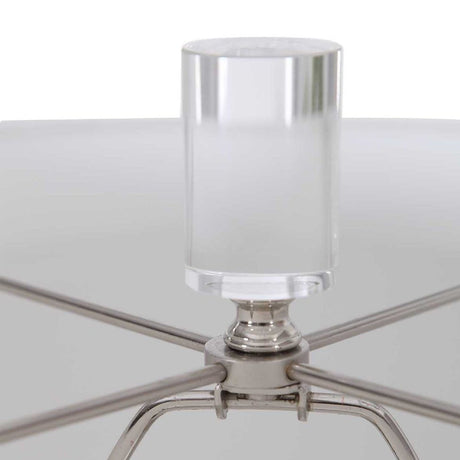 Modern European furniture - Beige Glazed Ceramic Table Lamp - www.oroa.com