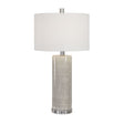 Modern European furniture - Beige Glazed Ceramic Table Lamp - www.oroa.com