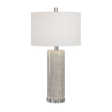 Modern European furniture - Beige Glazed Ceramic Table Lamp - www.oroa.com