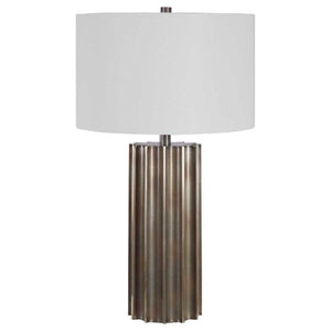   Fluted Steel Table Lamp | Oroa.com