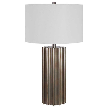 Fluted Steel Table Lamp | Uttermost Khalio