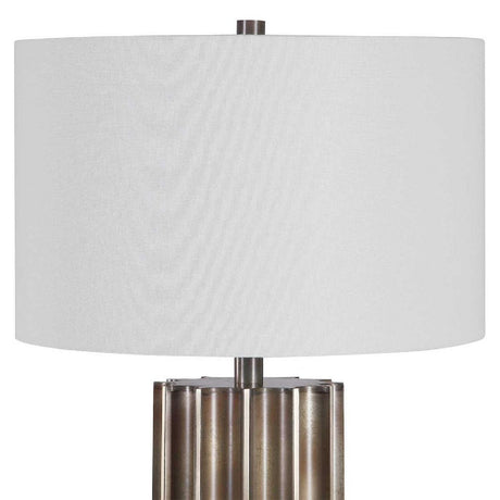 Fluted Steel Table Lamp | Uttermost Khalio