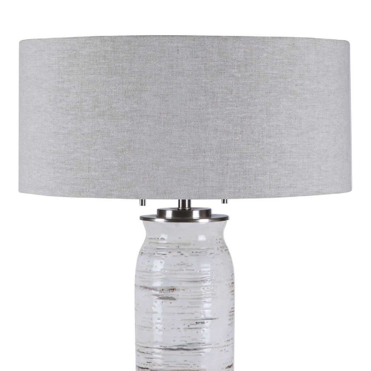   Beige Linen Shade Table Lamp | Oroa.com