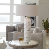 Beige Linen Shade Table Lamp | Uttermost Lenta