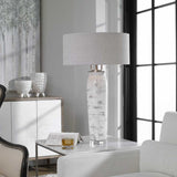 Beige Linen Shade Table Lamp | Uttermost Lenta