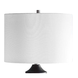   Rustic Black Wood Table Lamp | Oroa.com